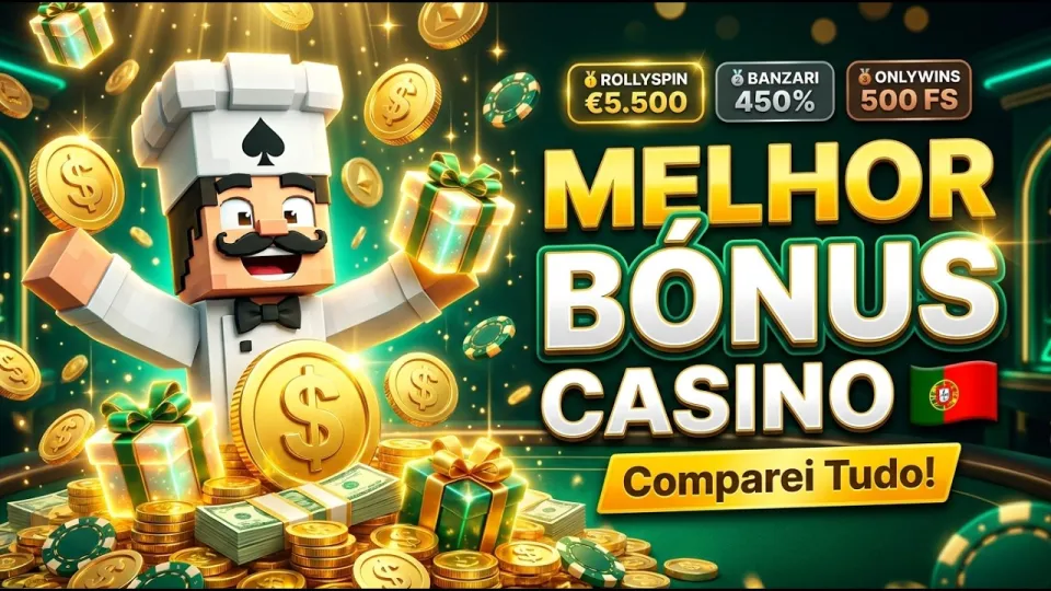 Melhor Bónus Casino Online Portugal 🎁 Top 3 — Comparei Tudo em 2026!